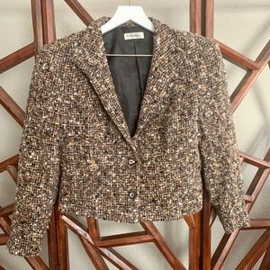 Vintage Barry Bricken Tweed Blazer | Size S